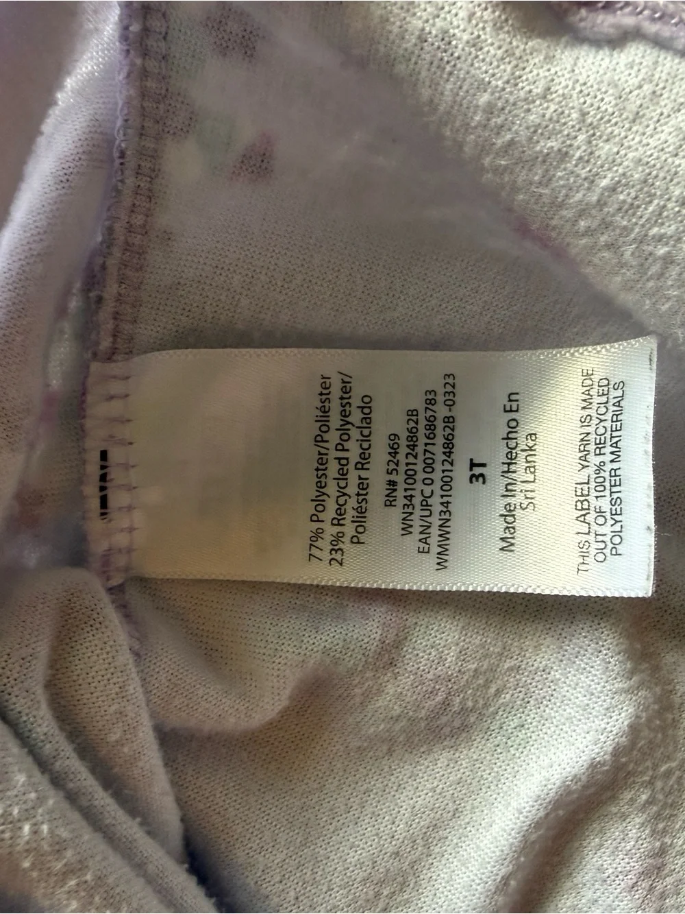 Super sweet 3T girls fleece long sleeve nightgown